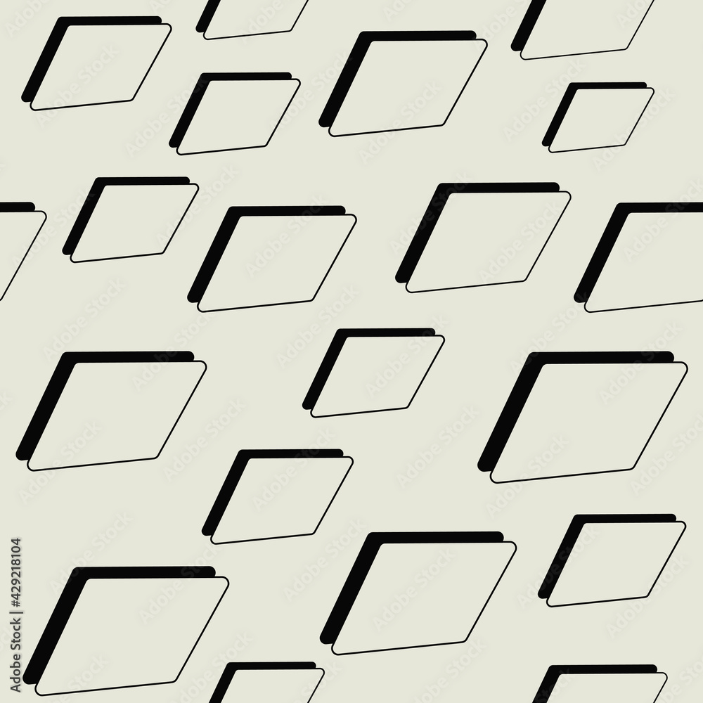 Seamless abstract ornament. Vector squared shapes. Seamless abstract ornament. Vector squared shapes.