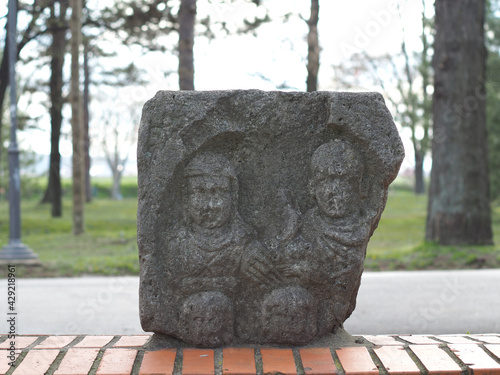 Wallpaper Mural Old cemetery, old tombstones come from the roman empire. Torontodigital.ca