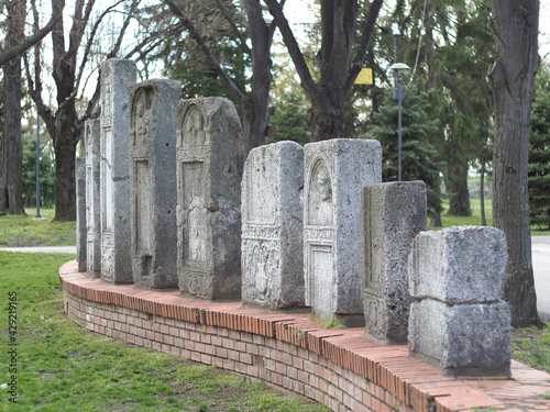 Wallpaper Mural Old cemetery, old tombstones come from the roman empire. Torontodigital.ca