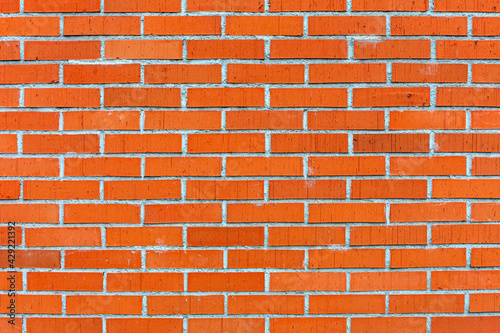 Orange Bricks Wall photo