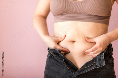 fat belly of woman © Стэвия Горошкина