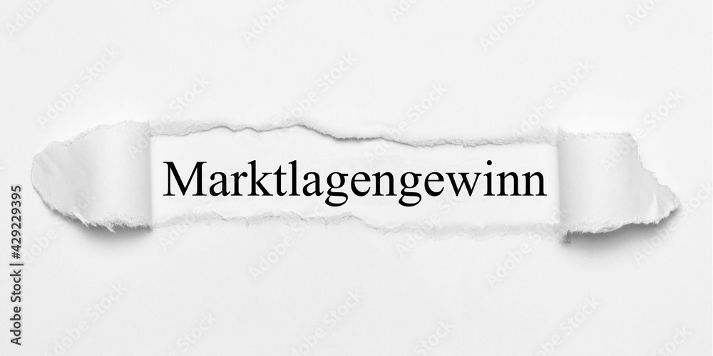 Obraz premium Marktlagengewinn