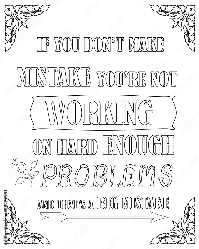 Growth Mindset Coloring Page In White Background Growth Mindset Coloring Page In White Background