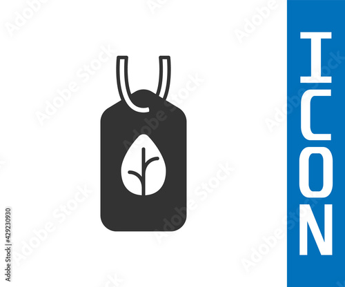 Grey Vegan food diet icon isolated Grey background. Organic, bio, eco symbol. Vegan, no meat, lactose free, healthy, fresh and nonviolent food. Vector