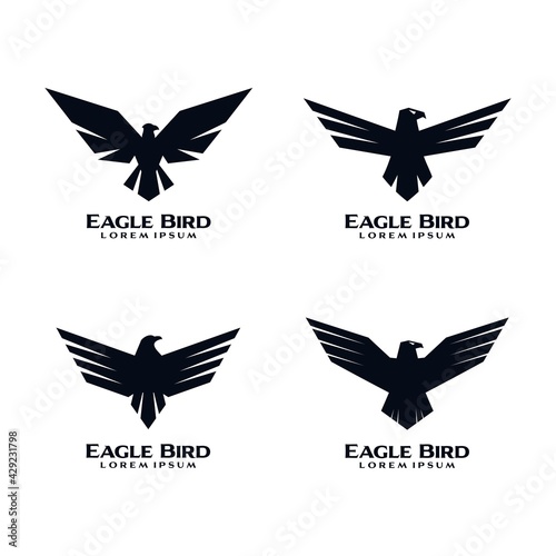 Eagle Logo Design Vector Illustration