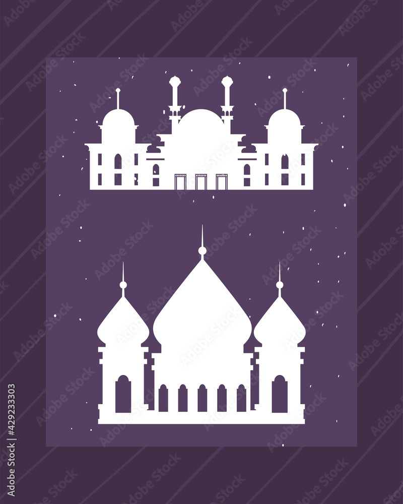 two mosques set