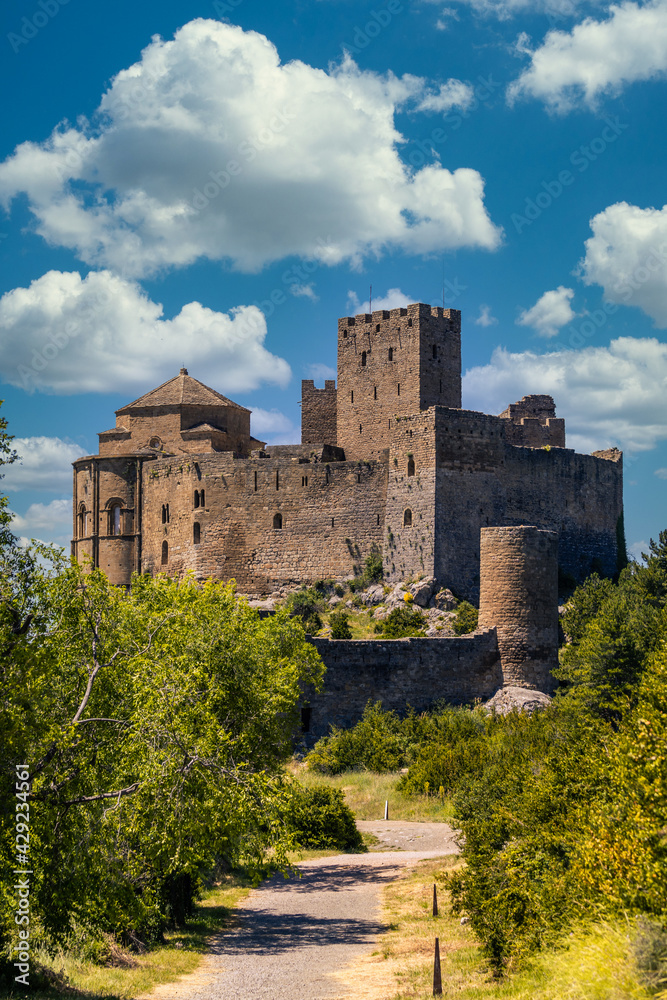 View of Castle of Loarre , Spain