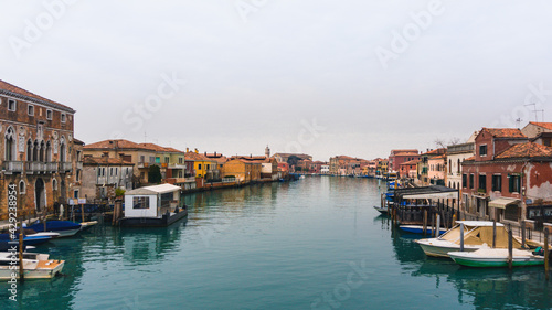 city grand canal. Venice, Italy © Titaphan