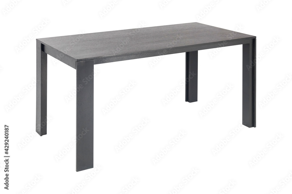 Black wooden table furniture insulated Black wooden table furniture insulated