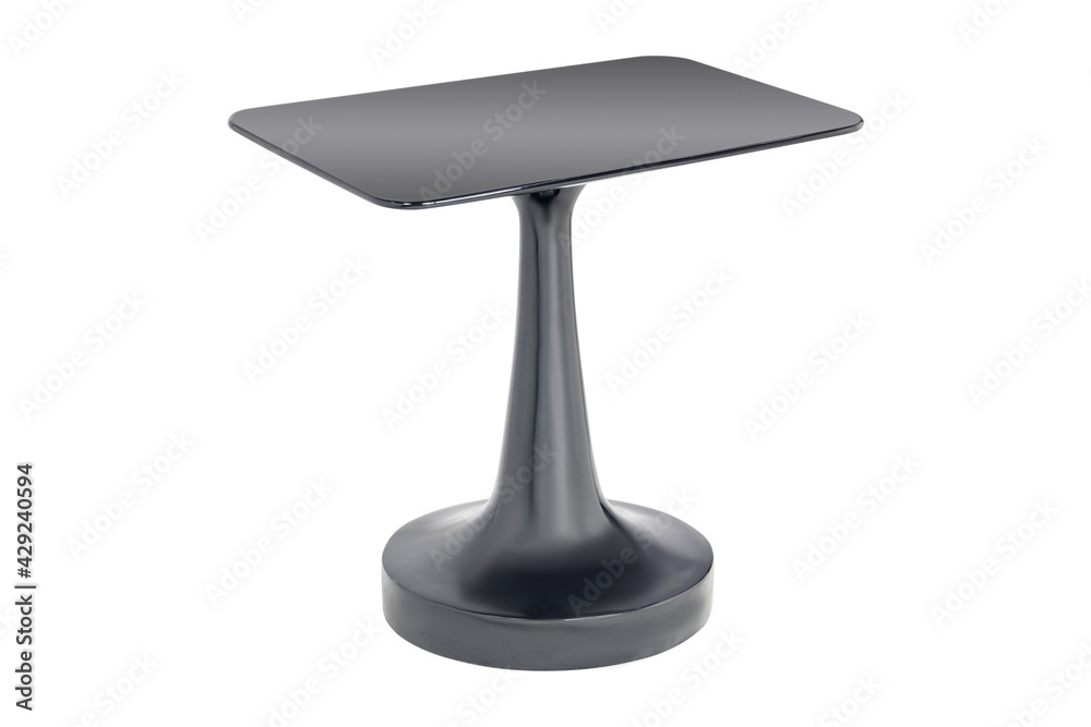 Black metal table furniture insulated Black metal table furniture insulated