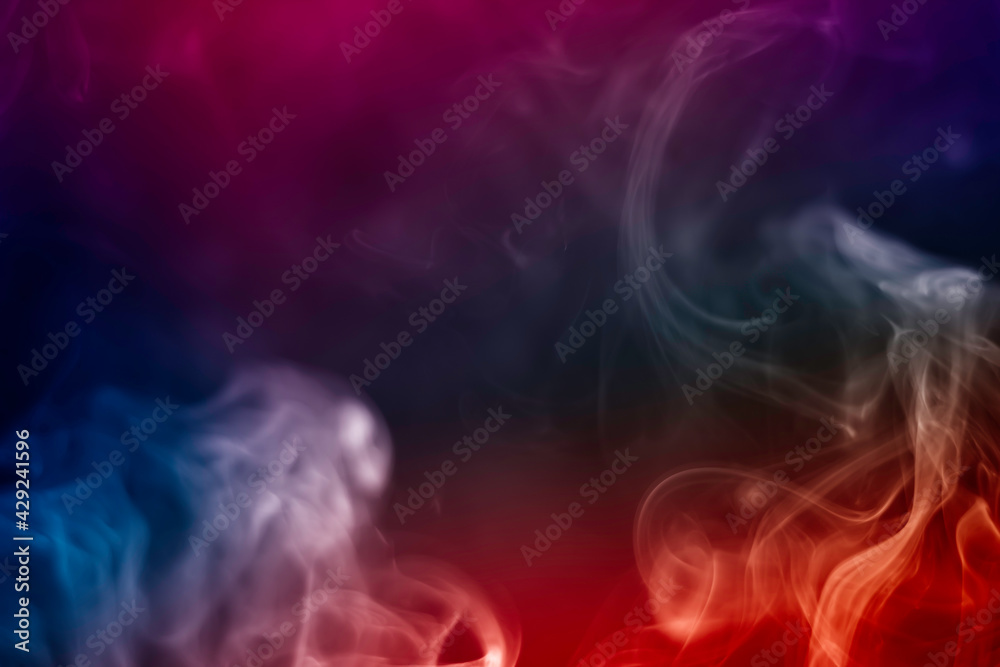 Rainbow abstract texture Smoke Background. smoke color light.