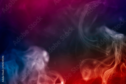 Rainbow abstract texture Smoke Background. smoke color light.