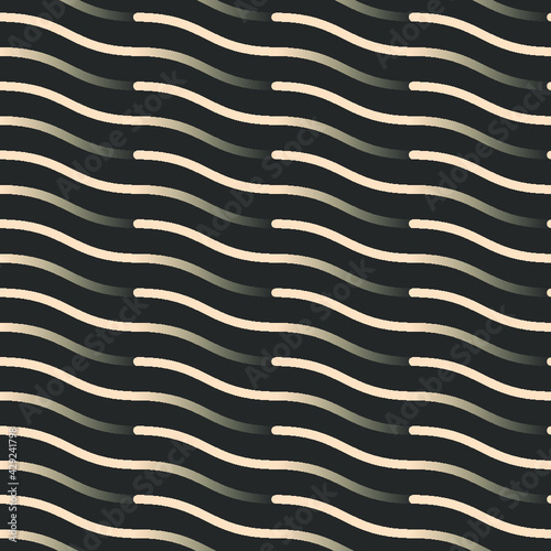Seamless pattern with wavy gradient lines.