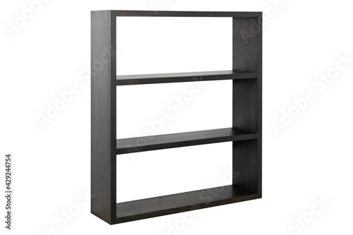 Wallpaper Mural black wooden shelves furniture shelves Torontodigital.ca