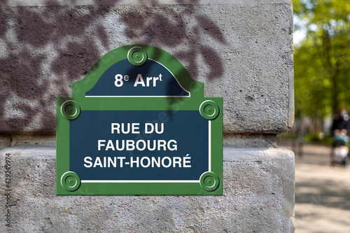 rue du faubourg saint honoré