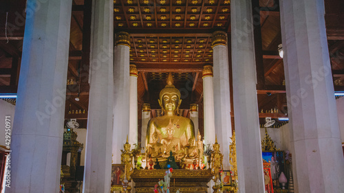 Beautiful temple in thailand. © Supat
