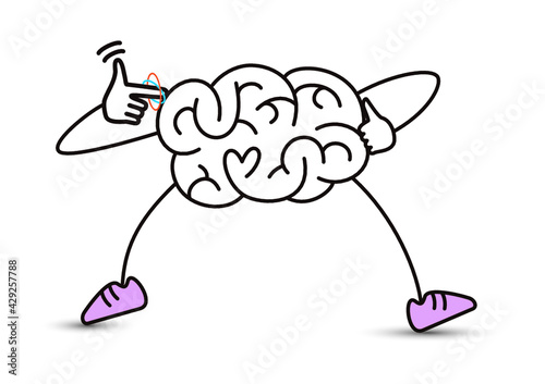Brain gets angry and yells at people