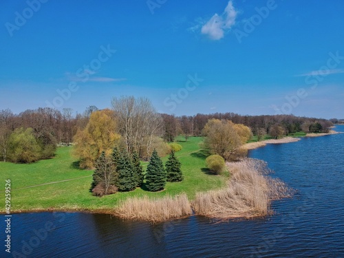 Park in Nesvizh, Belarus