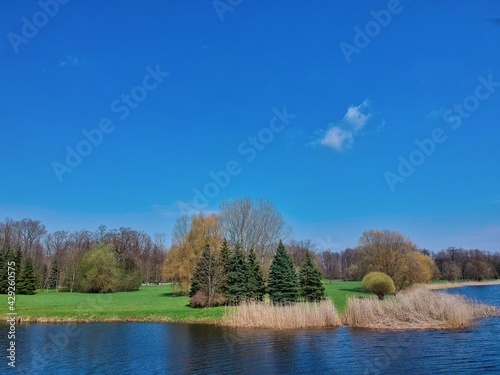 Park in Nesvizh, Belarus