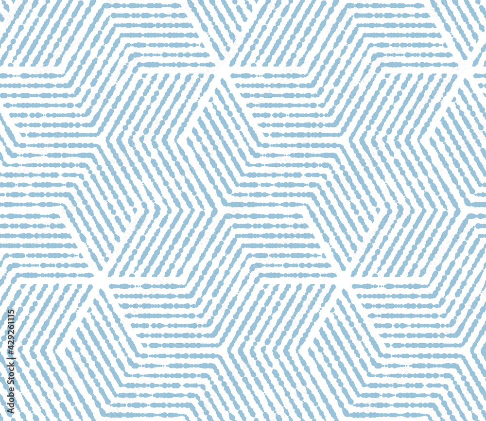 Abstract geometric pattern with stripes, lines. Seamless vector background. White and blue ornament. Simple lattice graphic design Abstract geometric pattern with stripes, lines. Seamless vector background. White and blue ornament. Simple lattice graphic design