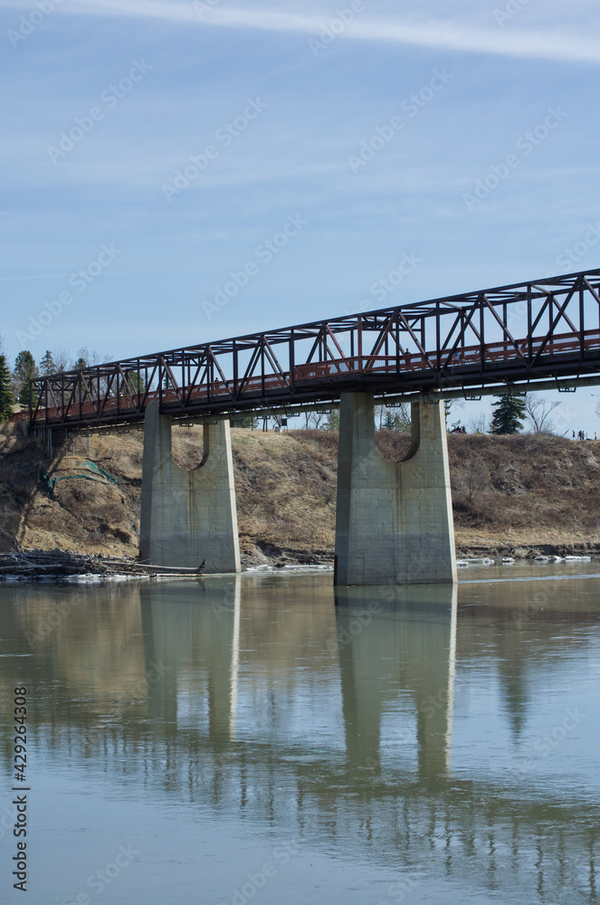 A Bridge over the North Saskatchewan River