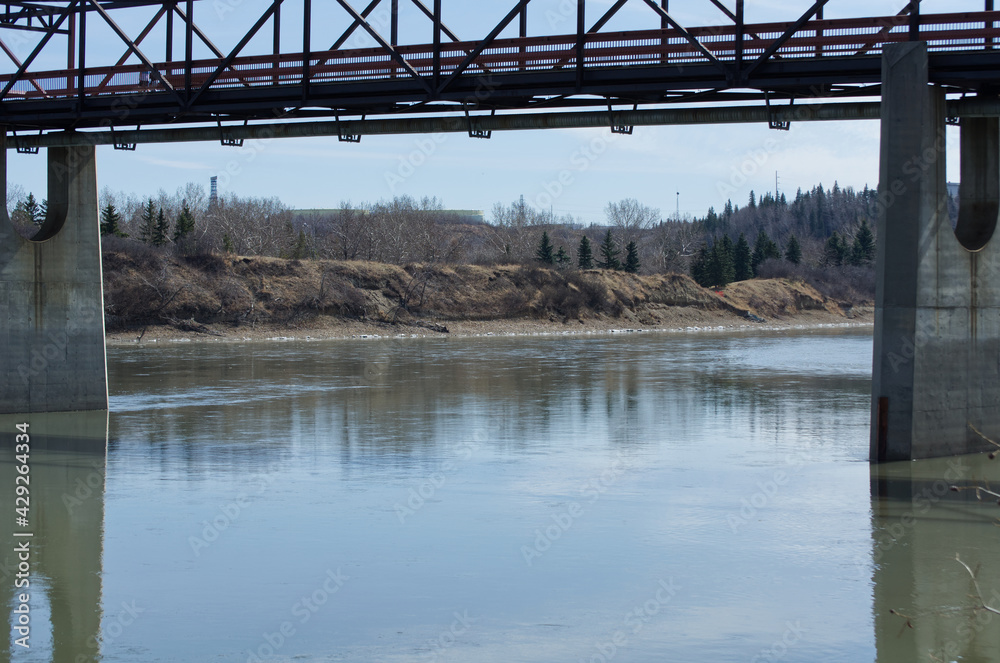 A Bridge over the North Saskatchewan River A Bridge over the North Saskatchewan River