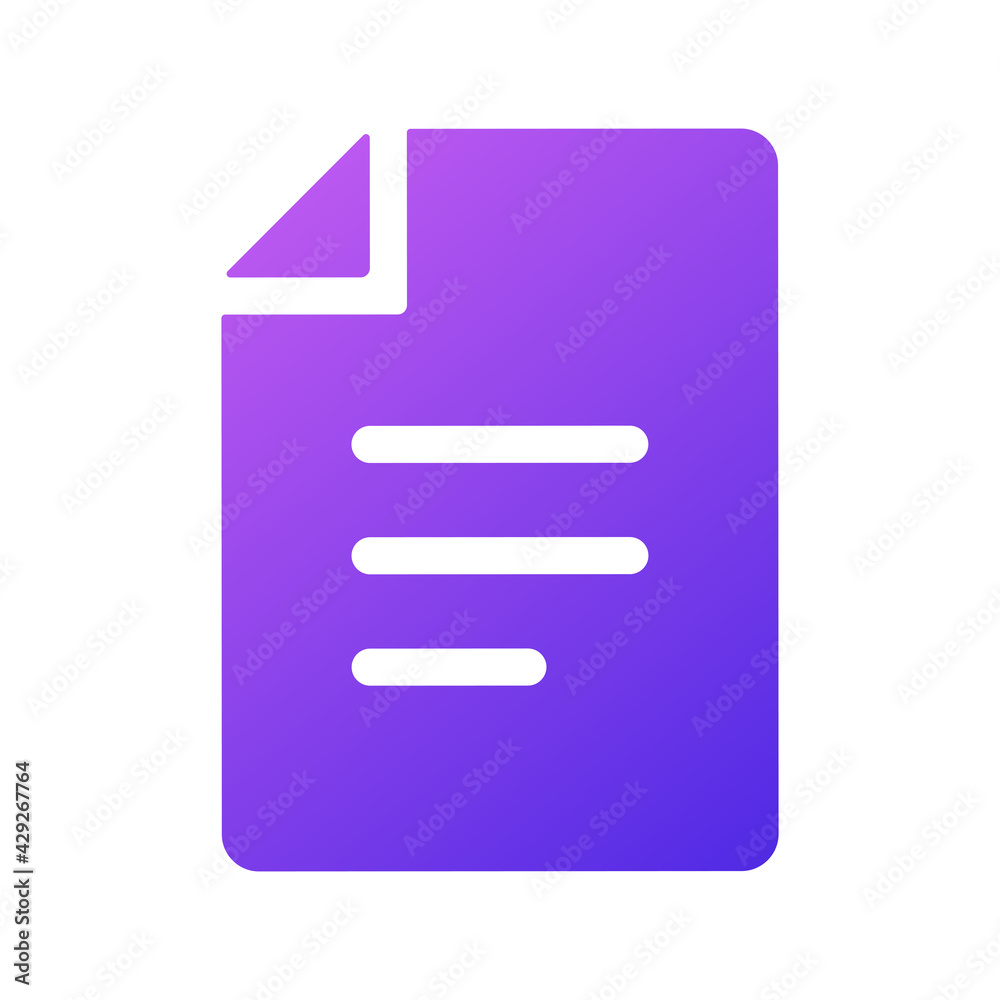 書類 契約書 ご契約 申請書のアイコンイラスト グラデーション塗りバージョン Stock Vector Adobe Stock 書類 契約書 ご契約 申請書のアイコンイラスト グラデーション塗りバージョン Stock Vector Adobe Stock