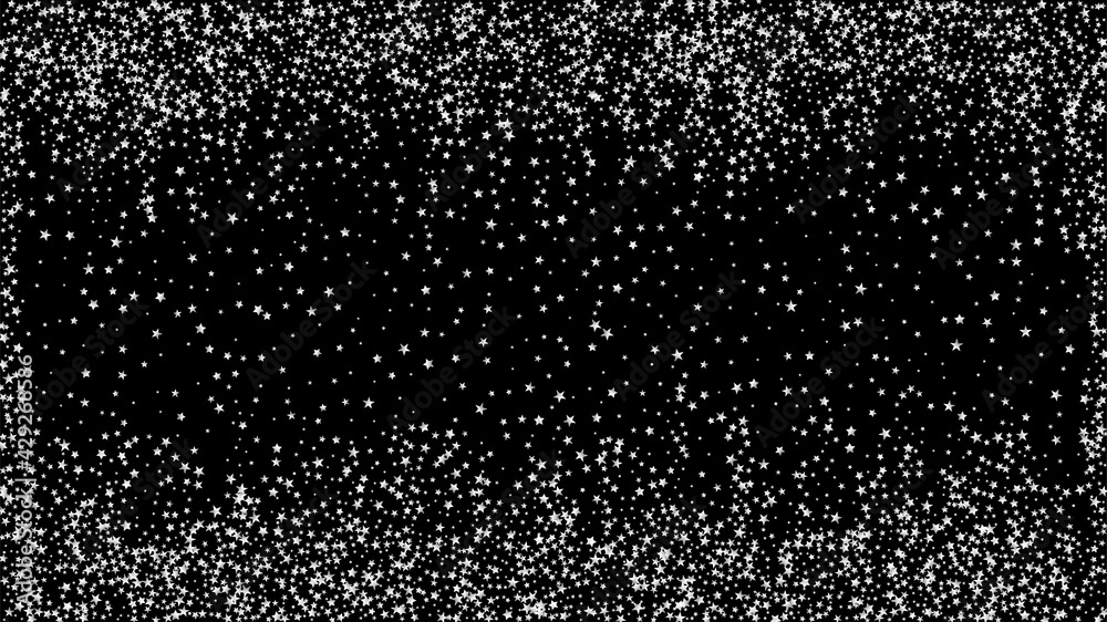Gold, Silver VIP Flying Stars Confetti. Rich