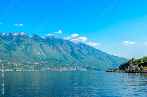 Beautiful peaceful lake Garda, Italy
