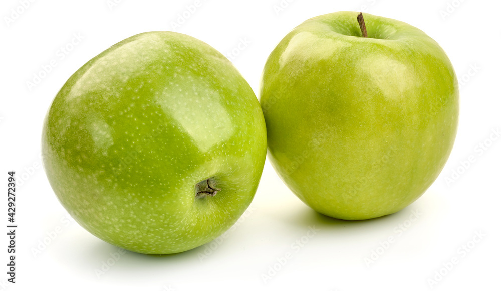 Granny smith apples, isolated on white background. High resolution image Granny smith apples, isolated on white background. High resolution image