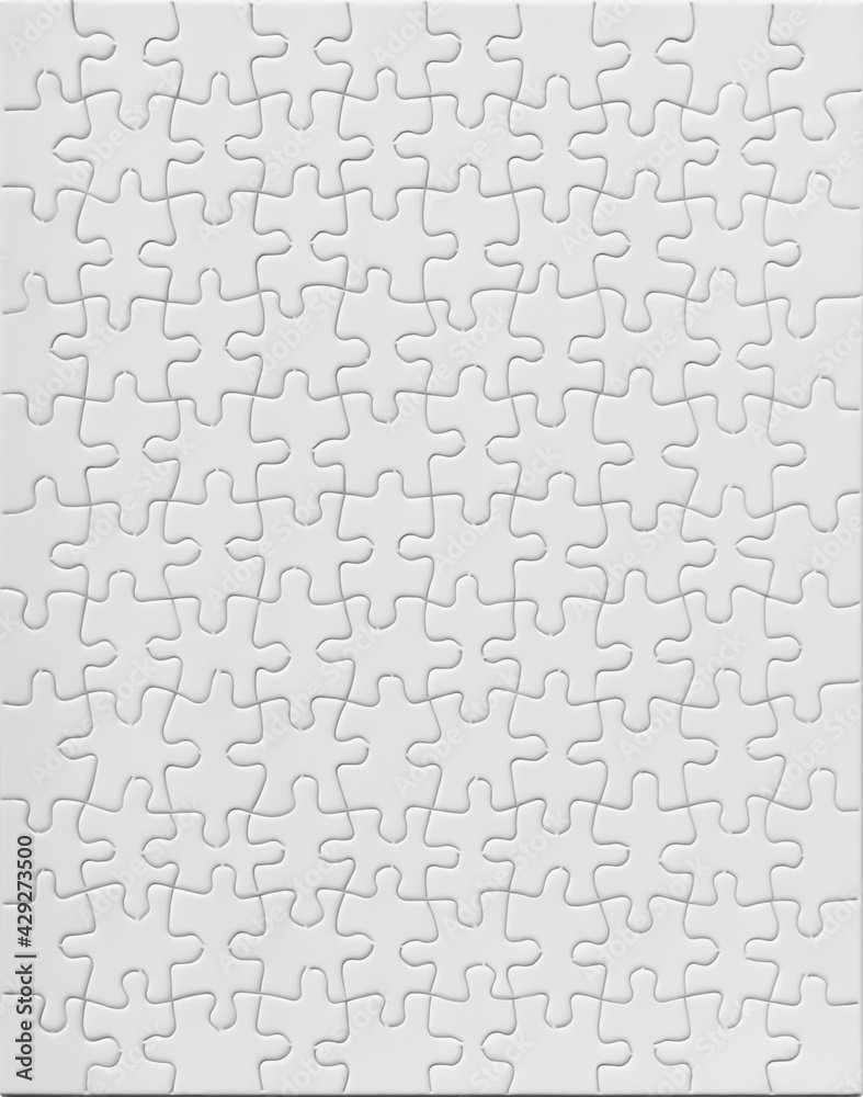 White jigsaw puzzle White jigsaw puzzle