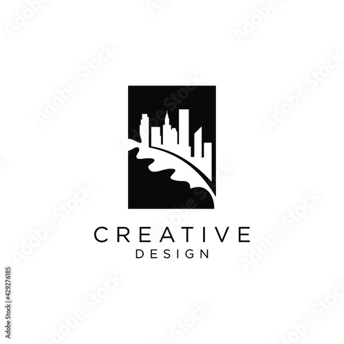 oak city logo design vector