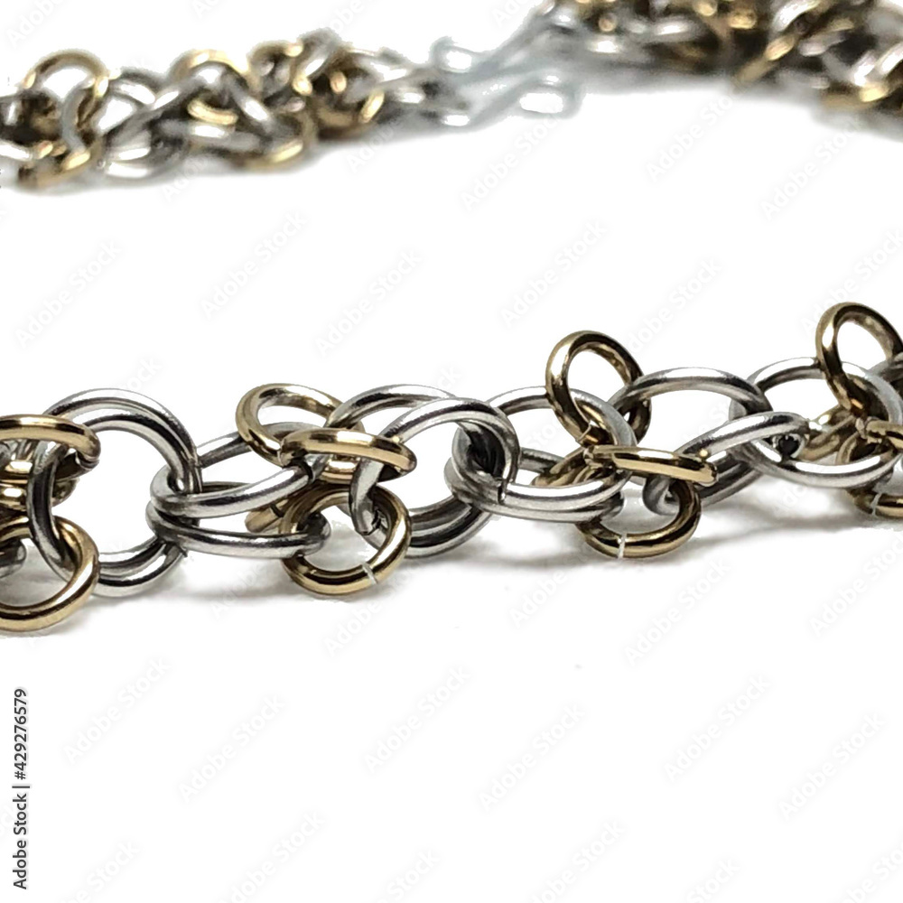 Obraz premium chain on a white