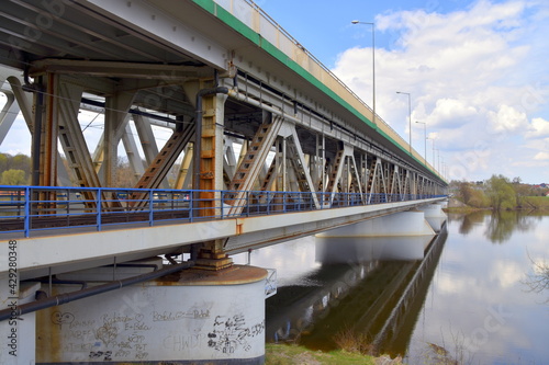 Most drogowo kolejowy Pancera w Modlinie,   photo