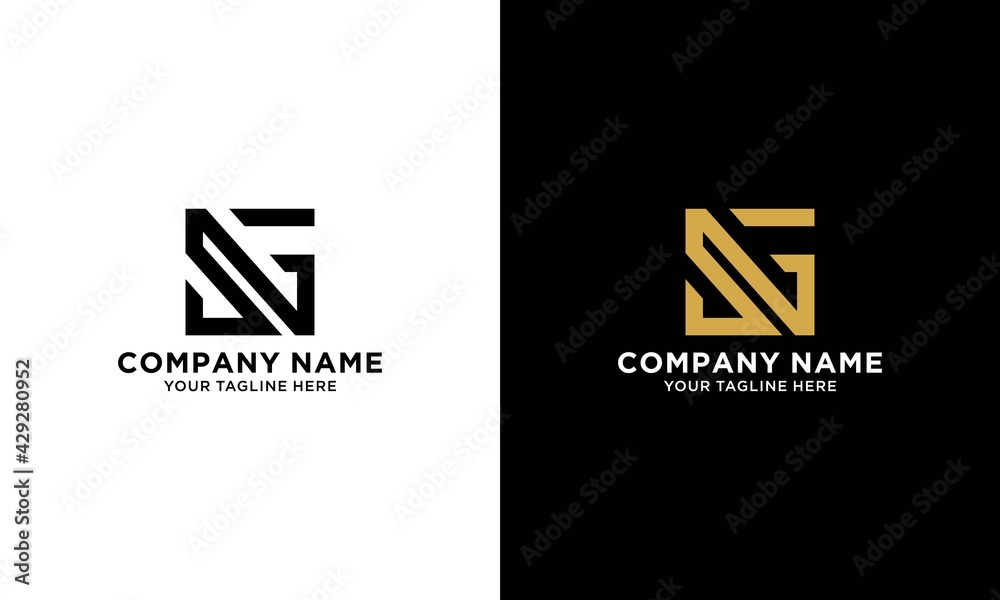 SG logo initial letter design vector SG logo initial letter design vector