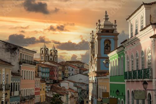 Pelourinho, Historic Center of the city of Salvador Bahia Brazil. photo