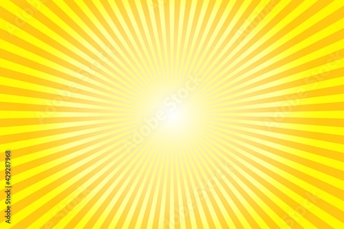 Abstract background with sun ray. Summer vector illustration