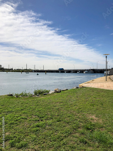 Wallpaper Mural River Edge Blue Sky Day Torontodigital.ca