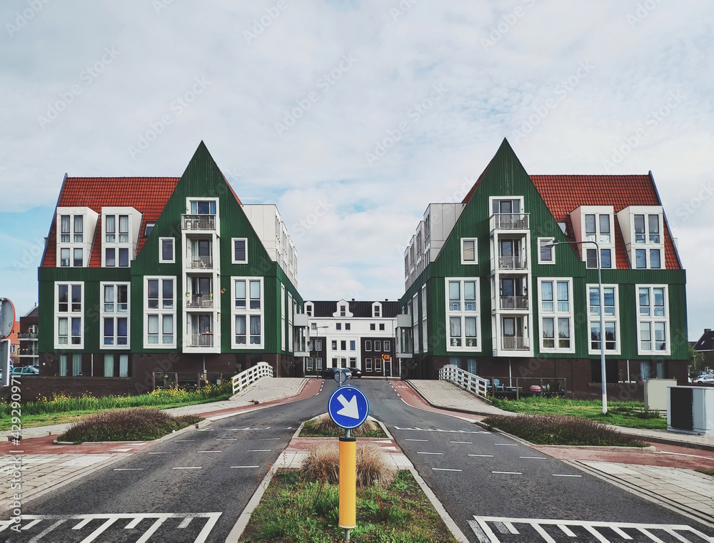 Architecture of the houses in Netherlands