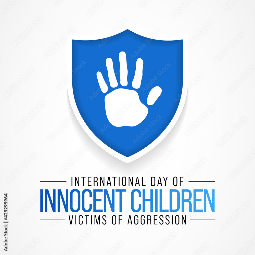 Vector illustration on the theme of International day of Innocent Children victims of aggression observed every year on June 4th across the globe. Vector illustration on the theme of International day of Innocent Children victims of aggression observed every year on June 4th across the globe.