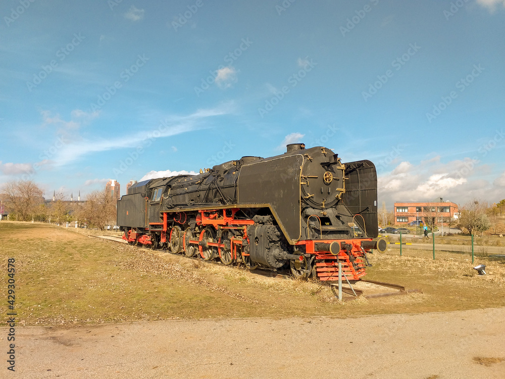 Fototapeta premium Old Train in ODTÜ 