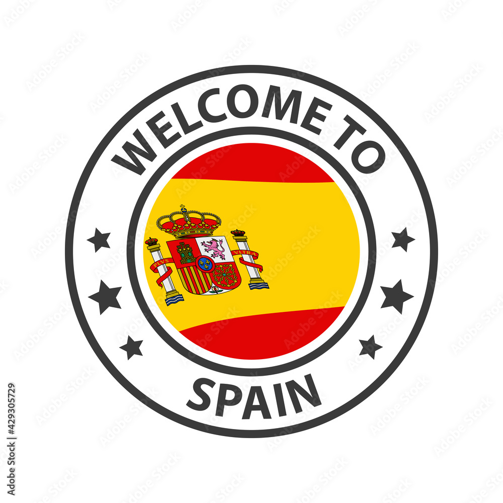 Welcome to Spain. Collection of icons welcome to. Welcome to Spain. Collection of icons welcome to.