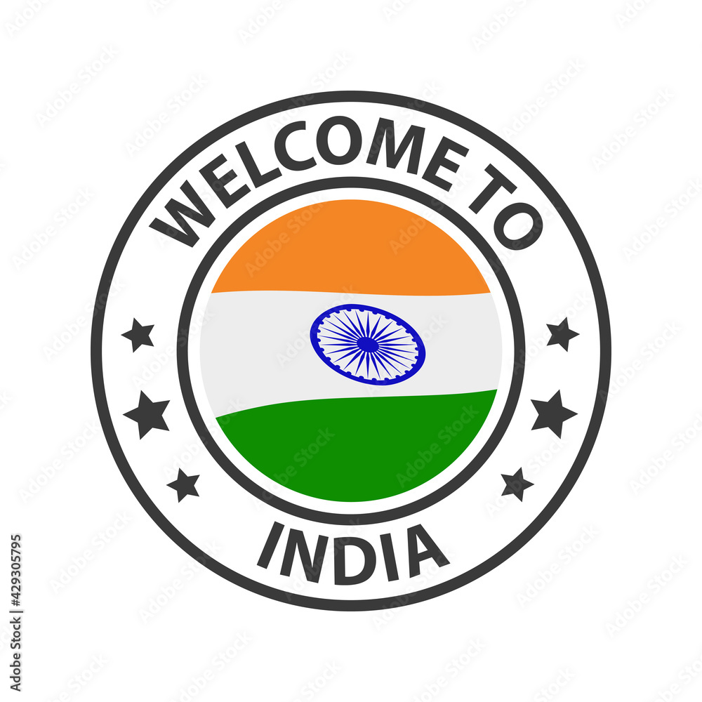 to India. Collection of icons to. Stock Vector Adobe