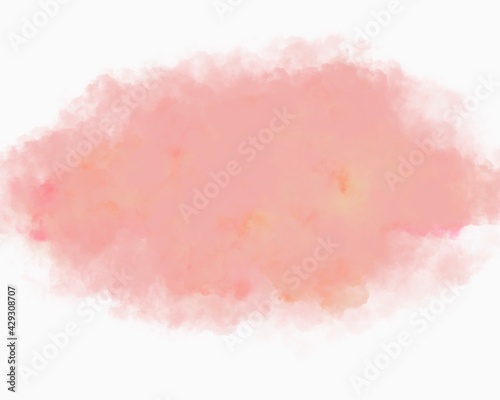 Watercolor background, pastel color with cloud haze texture effect, with free space to put letters. 