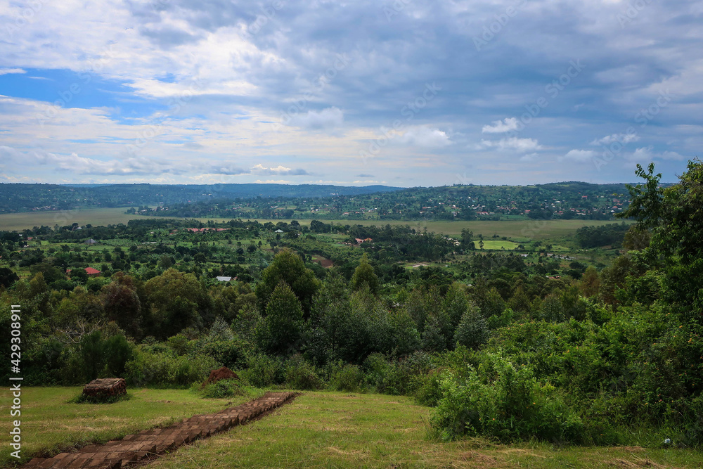 Rural area of Masaka summer view, Uganda