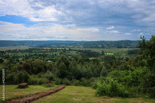 Rural area of Masaka summer view, Uganda