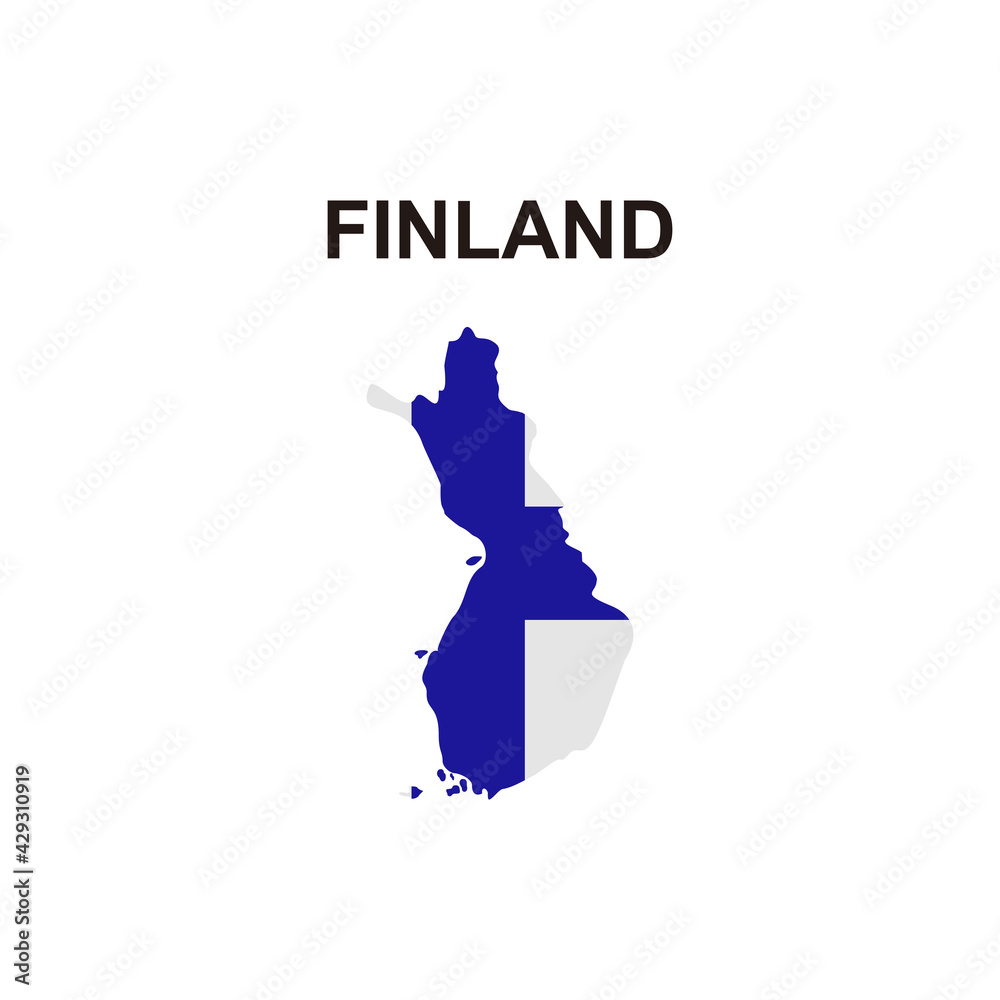 maps of Finland icon vector sign symbol