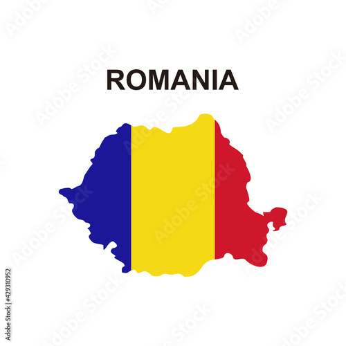 maps of Romania icon vector sign symbol