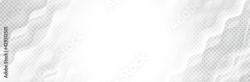 Abstract White Gray background. Blur neutral backdrop. Lecture, seminar, symposium, workshop, conference or briefing presentation template. White vector illustration