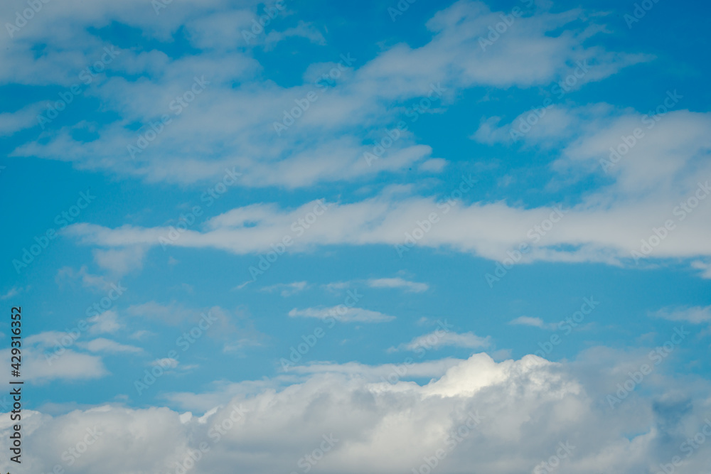 Different shapes of clouds in the sky Different shapes of clouds in the sky